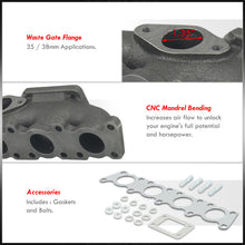 Load image into Gallery viewer, Audi A3 8L 2000-2003 / TT MK1 1999-2005 / Beetle 1998-2005 / Golf MK4 1998-2005 / Jetta MK4 1998-2005 / Seat Leon 1M 1998-2005 1.8T T3 Cast Iron Turbo Manifold (Transverse-Mounted Engine Only)