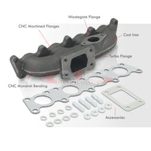 Load image into Gallery viewer, Audi A3 8L 2000-2003 / TT MK1 1999-2005 / Beetle 1998-2005 / Golf MK4 1998-2005 / Jetta MK4 1998-2005 / Seat Leon 1M 1998-2005 1.8T T3 Cast Iron Turbo Manifold (Transverse-Mounted Engine Only)