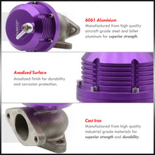 Load image into Gallery viewer, Universal Wastegate External 35mm 38mm Exhaust Manifold 2 Bolt Flange Mount Jdm Aluminum Purple