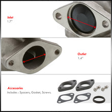 Load image into Gallery viewer, Universal Wastegate External 35mm 38mm Exhaust Manifold 2 Bolt Flange Mount Jdm Aluminum Purple