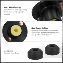 Load image into Gallery viewer, Acura Integra 1990-2001 / Honda Civic 1988-2000 / CRX 1988-1991 / Del Sol 1993-1997 Coilover Top Hats Black (Left & Right)