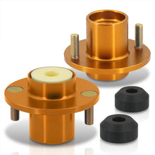 Load image into Gallery viewer, Acura Integra 1990-2001 / Honda Civic 1988-2000 / CRX 1988-1991 / Del Sol 1993-1997 Coilover Top Hats Gold (Left & Right)