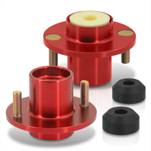 Load image into Gallery viewer, Acura Integra 1990-2001 / Honda Civic 1988-2000 / CRX 1988-1991 / Del Sol 1993-1997 Coilover Top Hats Red (Left & Right)