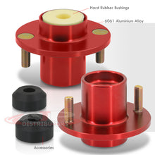 Load image into Gallery viewer, Acura Integra 1990-2001 / Honda Civic 1988-2000 / CRX 1988-1991 / Del Sol 1993-1997 Coilover Top Hats Red (Left & Right)