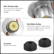 Load image into Gallery viewer, Acura Integra 1990-2001 / Honda Civic 1988-2000 / CRX 1988-1991 / Del Sol 1993-1997 Coilover Top Hats Silver (Left & Right)