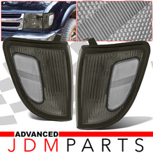 Load image into Gallery viewer, Toyota Tacoma 97-00 2WD Corner Lamp Smoke Lens Chrome Housing Clear Reflector