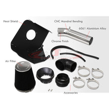 Load image into Gallery viewer, Chevrolet Silverado 1500 2007-2008 / Avalanche 2007-2008 / Suburban 2500 2007-2008 / Tahoe 2007-2008 / Cadillac Escalade 2007-2008 / GMC Sierra 1500 2007-2008 / Yukon XL 2007-2008 4.8L 5.3L 6.0L V8 Cold Air Intake Polished + Heat Shield