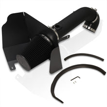 Load image into Gallery viewer, Chevrolet Silverado 1500 2009-2013 / Avalanche 2009-2013 / Suburban 1500 2009-2014 / Tahoe 2009-2014 / Cadillac Escalade 2009-2014 / GMC Sierra 1500 2009-2013 / Yukon XL 2009-2014 4.8L 5.3L 6.0L 6.2L V8 Cold Air Intake Black + Heat Shield