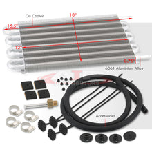 Load image into Gallery viewer, Universal Oil / Transmission / Power Steering Cooler Kit 12" x 10" x 0.75"