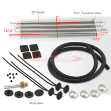 Load image into Gallery viewer, Universal Oil / Transmission / Power Steering Cooler Kit 12" x 5" x 0.75"