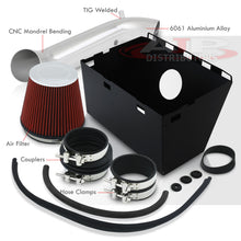 Load image into Gallery viewer, Dodge Ram 1500 2500 3500 4.7L 5.7L V8 2002-2008 Cold Air Intake Polished + Heat Shield