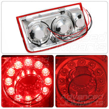 Load image into Gallery viewer, Chevrolet Blazer 1995-2004 / GMC Jimmy 1995-2004 / Oldsmobile Bravada 1996-2001 LED Altezza Style Tail Lights Chrome Housing Red Len