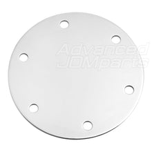 Load image into Gallery viewer, Universal 6 Bolt Steering Wheel Flat Horn Button Delete Plate Polished