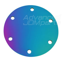 Load image into Gallery viewer, Universal 6 Bolt Steering Wheel Flat Horn Button Delete Plate Neo Chrome