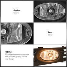 Load image into Gallery viewer, Honda Accord 2DR 2003-2005 Front Fog Lights Clear Len (Includes Switch & Wiring Harness)