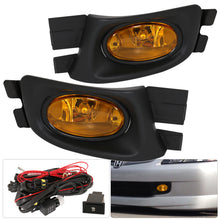 Load image into Gallery viewer, Honda Accord 4DR 2003-2005 Front Fog Lights Amber Len (Includes Switch & Wiring Harness)