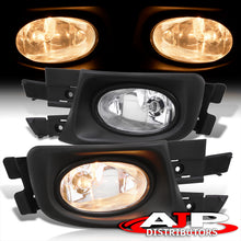 Load image into Gallery viewer, Honda Accord 4DR 2003-2005 Front Fog Lights Clear Len (Includes Switch & Wiring Harness)