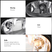 Load image into Gallery viewer, Honda Accord 4DR 2003-2005 Front Fog Lights Clear Len (Includes Switch & Wiring Harness)