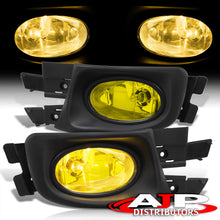 Load image into Gallery viewer, Honda Accord 4DR 2003-2005 Front Fog Lights Yellow Len (Includes Switch & Wiring Harness)