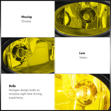 Load image into Gallery viewer, Honda Accord 4DR 2003-2005 Front Fog Lights Yellow Len (Includes Switch & Wiring Harness)