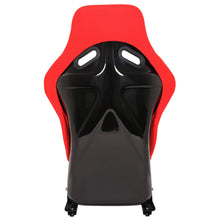 Load image into Gallery viewer, Universal SPG Style Bucket Racing Seats + Sliders Red Cloth