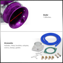 Load image into Gallery viewer, Universal Type S / RS Style Blow Off Valve Purple Top Purple Lip

