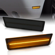 Load image into Gallery viewer, Dodge Challenger 2008-2014 Amber LED Front Side Marker Lights Smoke Len