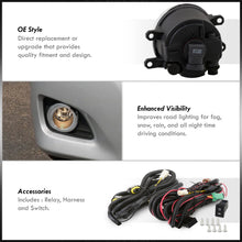 Load image into Gallery viewer, Toyota Camry 2010-2011 Front Fog Lights Clear Len (Includes Switch & Wiring Harness)