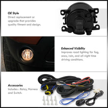 Load image into Gallery viewer, Ford Explorer 2011-2015 Front Fog Lights Clear Len (Includes Switch & Wiring Harness)
