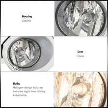 Load image into Gallery viewer, Honda CRV 2007-2009 Front Fog Lights Clear Len (Includes Switch & Wiring Harness)