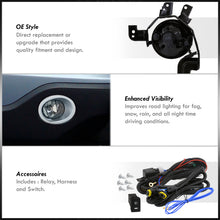 Load image into Gallery viewer, Honda CRV 2007-2009 Front Fog Lights Clear Len (Includes Switch & Wiring Harness)