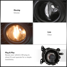 Load image into Gallery viewer, Mitsubishi Lancer 2008-2015 Front Fog Lights Clear Len (Includes Switch & Wiring Harness)