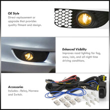 Load image into Gallery viewer, Mitsubishi Lancer 2008-2015 Front Fog Lights Yellow Len (Includes Switch & Wiring Harness)