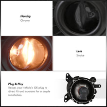 Load image into Gallery viewer, Mitsubishi Lancer 2008-2015 Front Fog Lights Smoked Len (Includes Switch & Wiring Harness)