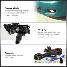 Load image into Gallery viewer, Mazda 3 4DR 2007-2009 Front Fog Lights Clear Len (Includes Switch & Wiring Harness)
