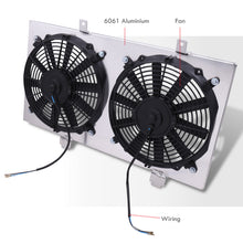 Load image into Gallery viewer, Dodge Neon SRT-4 2003-2005 Aluminum Radiator Dual Fan Shroud