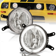 Load image into Gallery viewer, Ford Mustang 2005-2009 Front Halo Fog Lights Clear Len (Includes Switch & Wiring Harness)