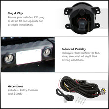 Load image into Gallery viewer, Jeep Wrangler 2007-2018 Front Fog Lights Clear Len (Includes Switch & Wiring Harness)