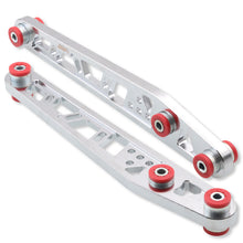 Load image into Gallery viewer, JDM Sport Honda Civic 1996-2000 Rear Lower Control Arms Polished with Red Bushings
