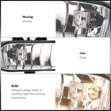 Load image into Gallery viewer, GMC Sierra 1500 1999-2002 Front Fog Lights Clear Len (No Switch & Wiring Harness)
