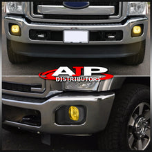 Load image into Gallery viewer, Ford F250 F350 F450 Super Duty 2011-2016 Front Fog Lights Yellow Len (Includes Switch & Wiring Harness)
