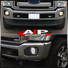 Load image into Gallery viewer, Ford F250 F350 F450 Super Duty 2011-2016 Front Fog Lights Clear Len (Includes Switch & Wiring Harness)