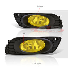 Load image into Gallery viewer, Honda Civic 4DR 2012 Front Fog Lights Yellow Len (Includes Switch & Wiring Harness)