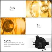 Load image into Gallery viewer, Nissan Altima 2005-2006 Front Fog Lights Yellow Len (Includes Switch & Wiring Harness)