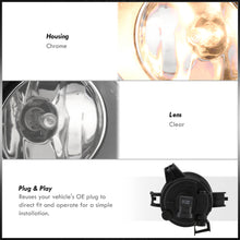 Load image into Gallery viewer, Nissan Altima 2005-2006 Front Fog Lights Clear Len (Includes Switch & Wiring Harness)