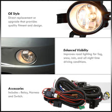 Load image into Gallery viewer, Nissan Altima 2005-2006 Front Fog Lights Clear Len (Includes Switch & Wiring Harness)