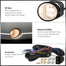 Load image into Gallery viewer, Nissan Frontier 2001-2004 / Maxima 2000-2003 / Sentra 2000-2004 / Xterra 2002-2004 Front Fog Lights Clear Len (Includes Switch & Wiring Harness)