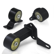 Load image into Gallery viewer, Honda Civic 1988-1991 / CRX 1988-1991 D to B Series Conversion Engine Motor Mount Black with Clear Polyurethane Bushings (B-Series with Cable Transmission Only)