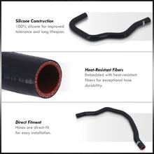 Load image into Gallery viewer, Honda S2000 2000-2009 Silicone Radiator Hoses Black