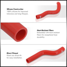 Load image into Gallery viewer, Honda Fit 1.5L 2008-2013 Silicone Radiator Hoses Red